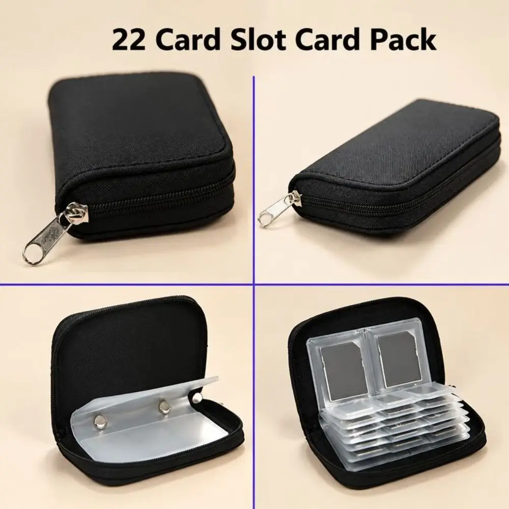 Portable 22 Slots Memory Card Wallet Lightweight Shockproof Card Holder Bag Protective Memory Card Case Camera Accessories