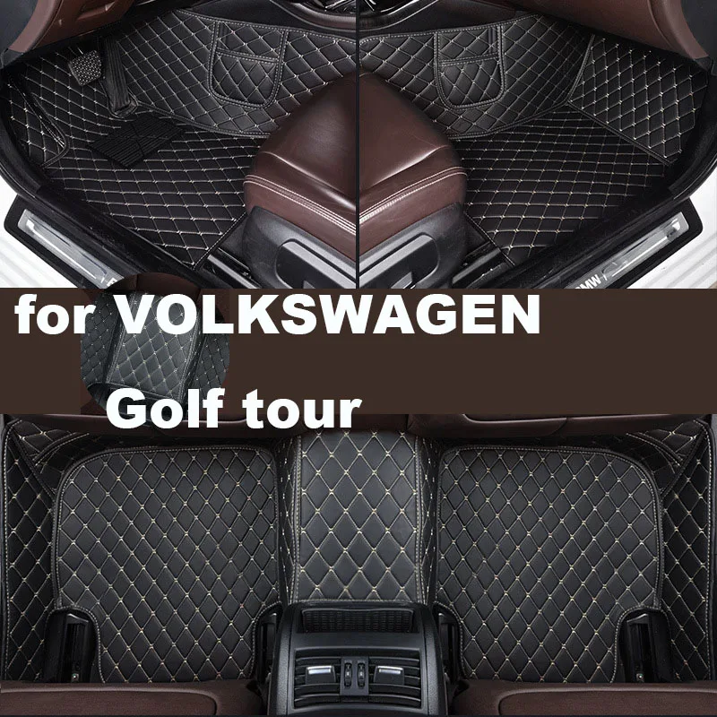 

Автомобильные коврики для VOLKSWAGEN Golf tour 2016-2019, аксессуары, автомобильные коврики на заказ