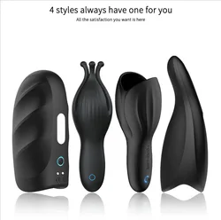 4 Styles Mastubator Vibration Blowjob Machine Masturbation Cup Sex Toys Adult Goods for Men Masturbate Supplies