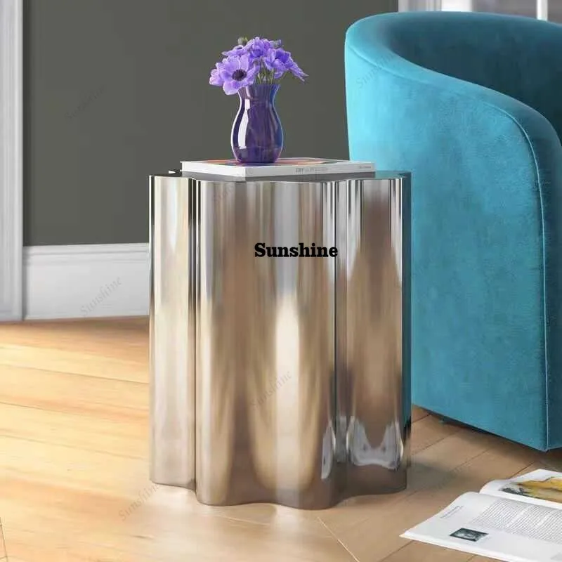 

Modern Coffee Tables Stainless Steel Side Tables Minimalist Living Room Center Table Luxury Tea Table Creative Home Furniture