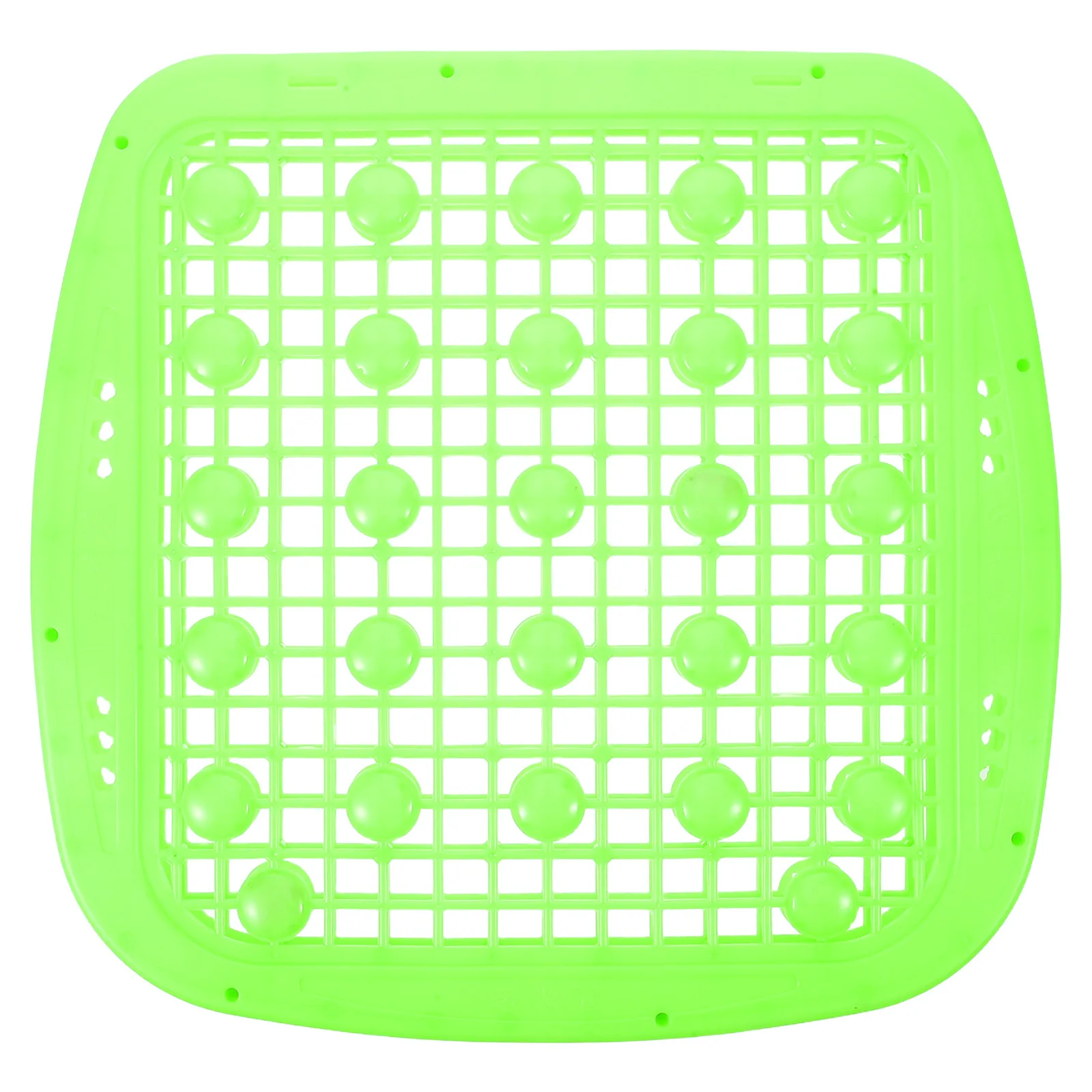 フォークリフトシートクッション通気性のある中空換気マッサージビーズ冷却16x152トラック掘削機ドライバーパッドシートマット