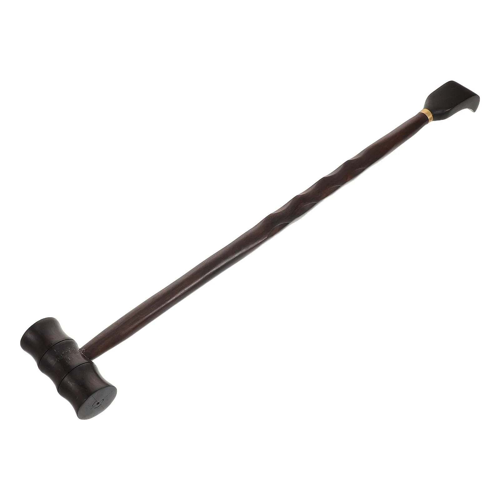 

Ручной массажный молоток из сандалового дерева, двухфункциональный, для массажа спины, стимуляции меридианов, портативный