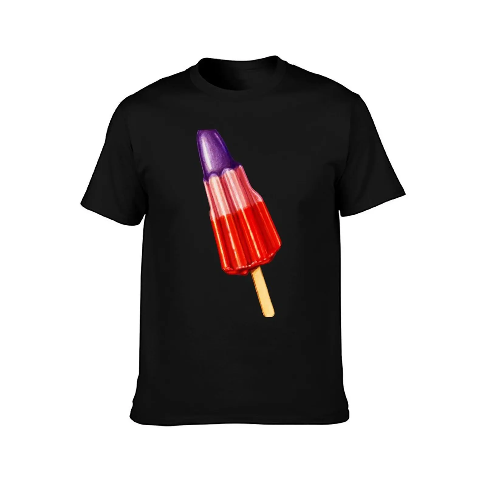 Zoom Ice Lolly Pattern 2 T-Shirt, Summer Casual Cotton Tee, Oversized Streetwear Tops, Vintage Graphic Print, Unisex Men Women