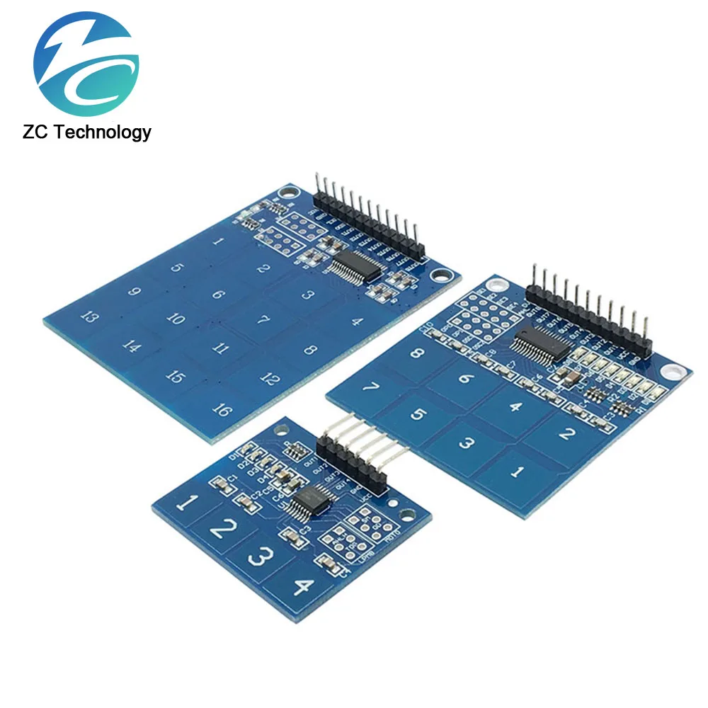 TTP224 \\TTP226 \\TTP229 Jog Digital Touch Switch Sensor 1/4/8/16 Channel Touch Key Capacitive Module