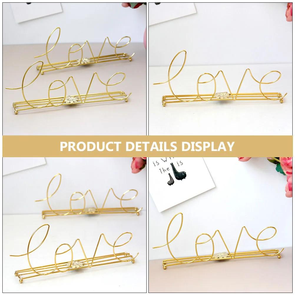 

1PC Metal Decorative naments Wedding Home Party Decoration Rustic Bridal Desktop Household Decor Party Supply