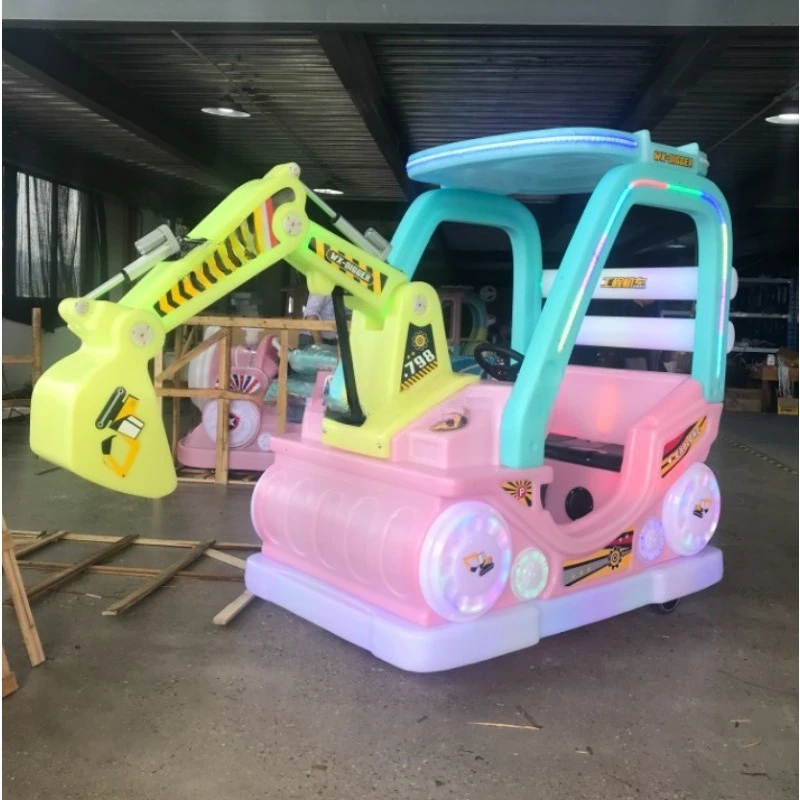 Hot Sale Factory Wholesale Coin-operated Amusement Park Amusement Facilities Excavator Battery Bumper Car