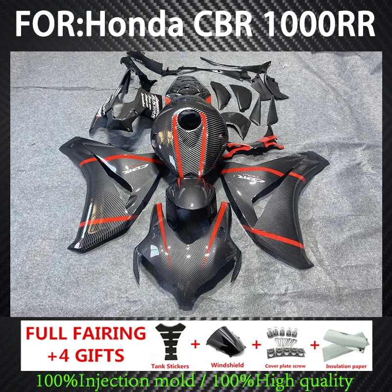 

Обтекатель для Honda CBR 1000RR 1000 RR 08 09 10 11 CBR1000 RR CBR1000RR 2008 2009 2010 2011, обтекатель корпуса серого, черного, красного цветов