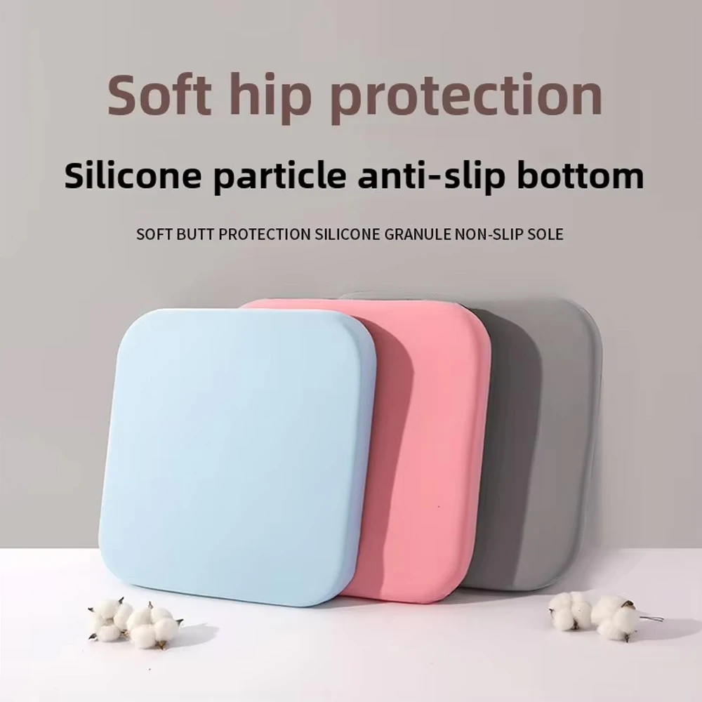 1/4PCS Elastic Sponge Seat Cushion Ultra Thick Soft Foam Seat Cushion Office Chair Pad Seat Support Lumbar Long Sitting Comfort