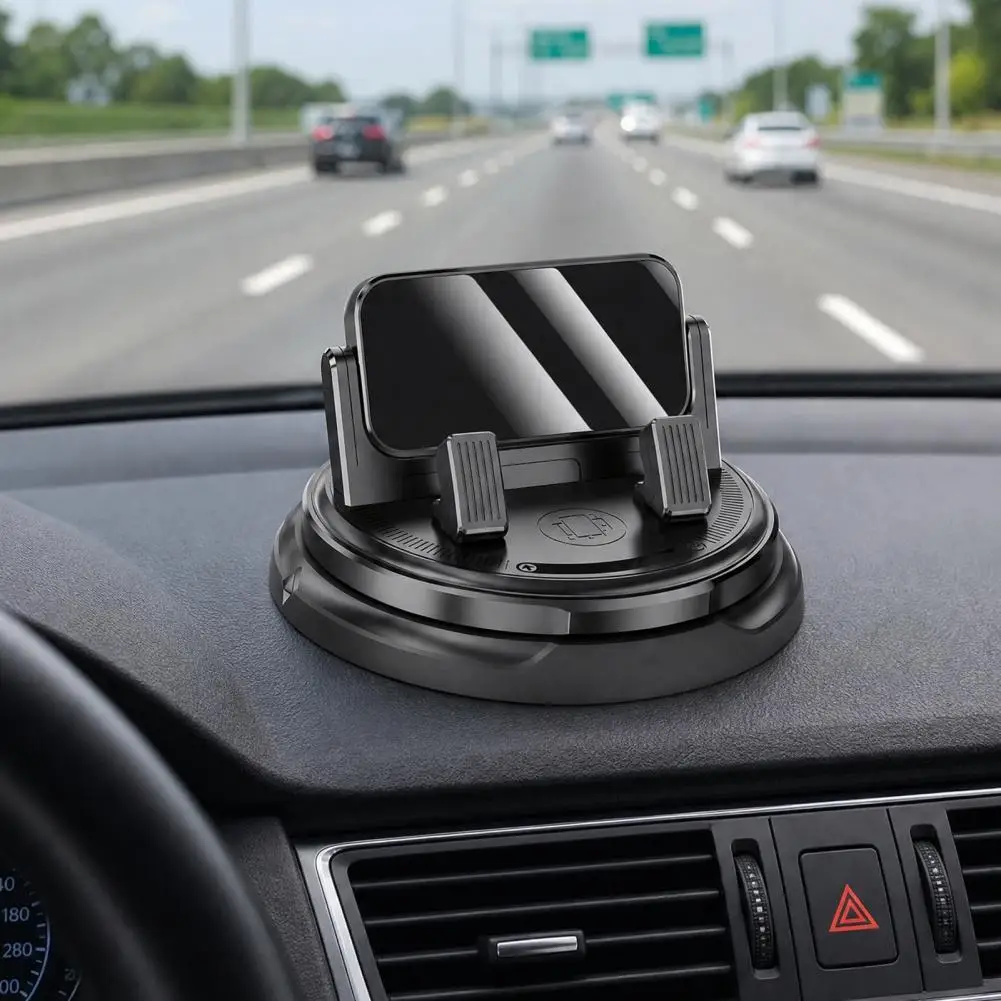 Car Phone Holder One-Hand Operation 360 Degree Rotation Car Mount 90° Adjustable Backrest Phone Mount for All Smartphones