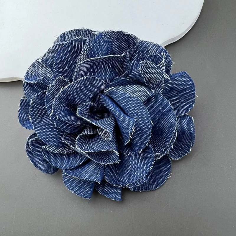 Fashion Flower Lapel Pin Camellia Brooches Women Lapel Pin Breastpin Ornament