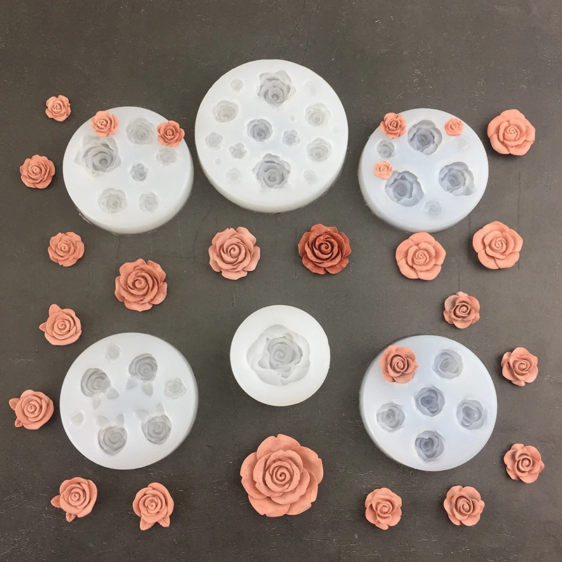 1Pcs 3D Rose Flower…