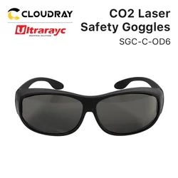 Ultrarayc 10.6um gafas láser gafas de seguridad láser gafas de protección gafas protectoras escudo para máquina de grabado Co2