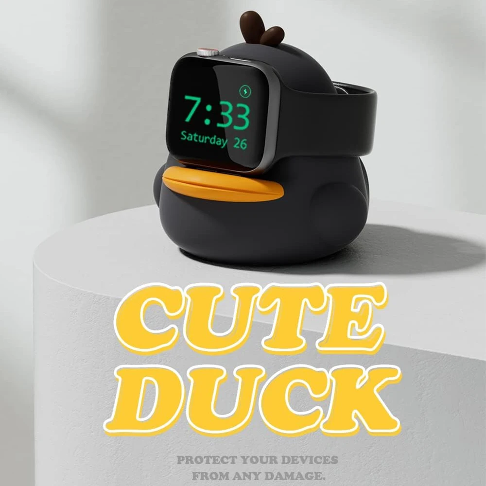 Personalized creative cute Duckling watch charger stand For Apple Watch series 49/45/44/42/41/40/38mm Ultra2/Ultra/9/8