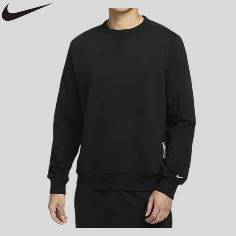 Nike French Terry Training Hoodie Spring Autumn Breathable Sweat Wicking Workout Pullover TopIB1870-010 1PCS