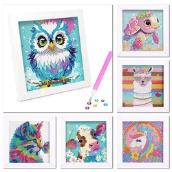 New DIY Full Diamond Handmade Diamond Painting 5D Puzzle Cartoon Animal Series Diamond Art Handicraft Hobby Gift