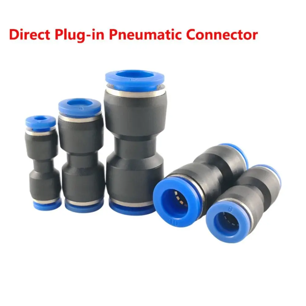 

Pneumatic Pneumatic Equipment Connector Direct Plug-in Pipe Fitting Pipe Joint Air Fitting Plastic Air Fittings Coupling