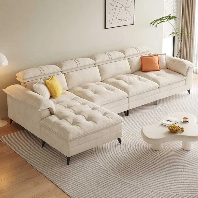 

Relaxing White Fancy Sofas Living Room Two Seater Lounge Modern Recliner Sofa Wood Nordic Designer Divani Da Soggiorno Furniture