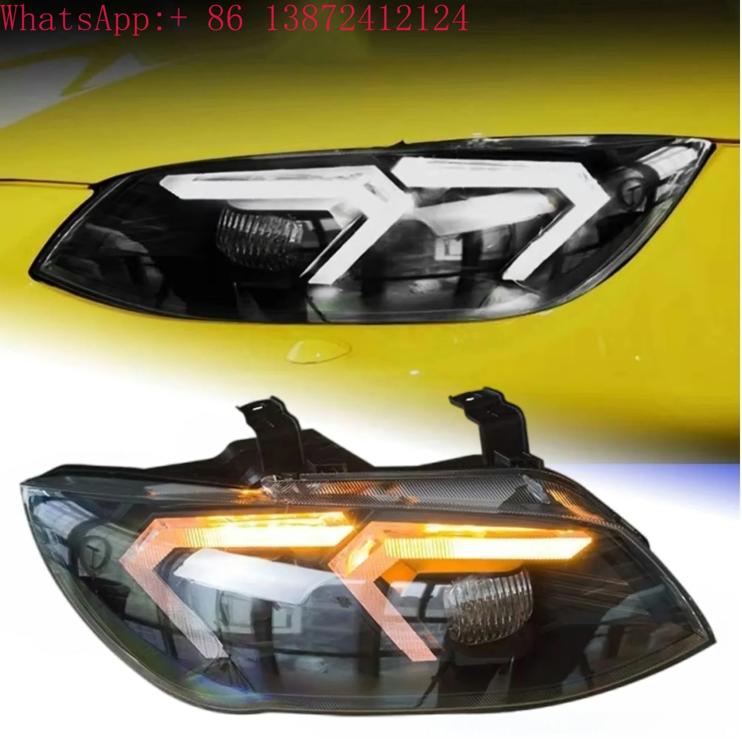 

E92 E93 Upgrade Headlights LED for BMW 3 Series E92 E93 2011-2013 335i 330i 325i DRL Angel Eye Projector Lens Head Lamp Assembly