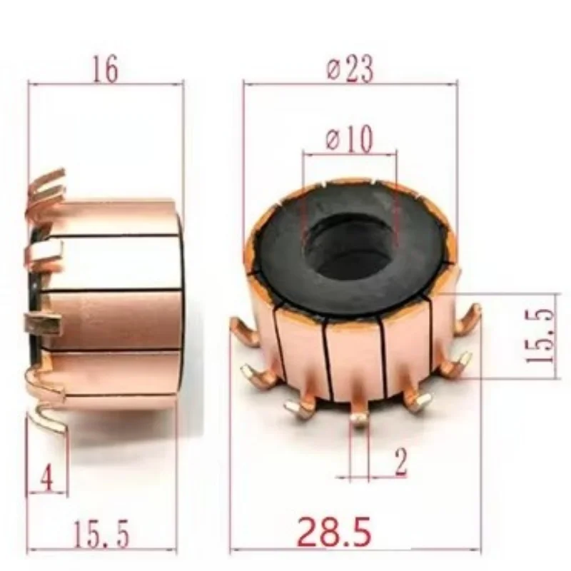 1PC 23*10*15.5*12P Chy-4506-12 Suitable for Chevrolet Renault Car Motor Commutator