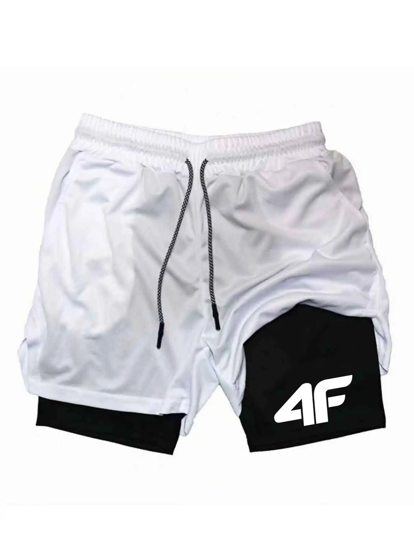 2026 Herren-Sportshorts Bedruckte Sportshorts, Doppellagig, Schnelltrocknend, Basketball, Fitness