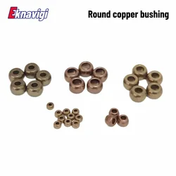 10PCS Self-lubricating Ball Bearings 10 Inner Diameter 2~6MM Round Copper Sleeve Spherical Oil Bearing