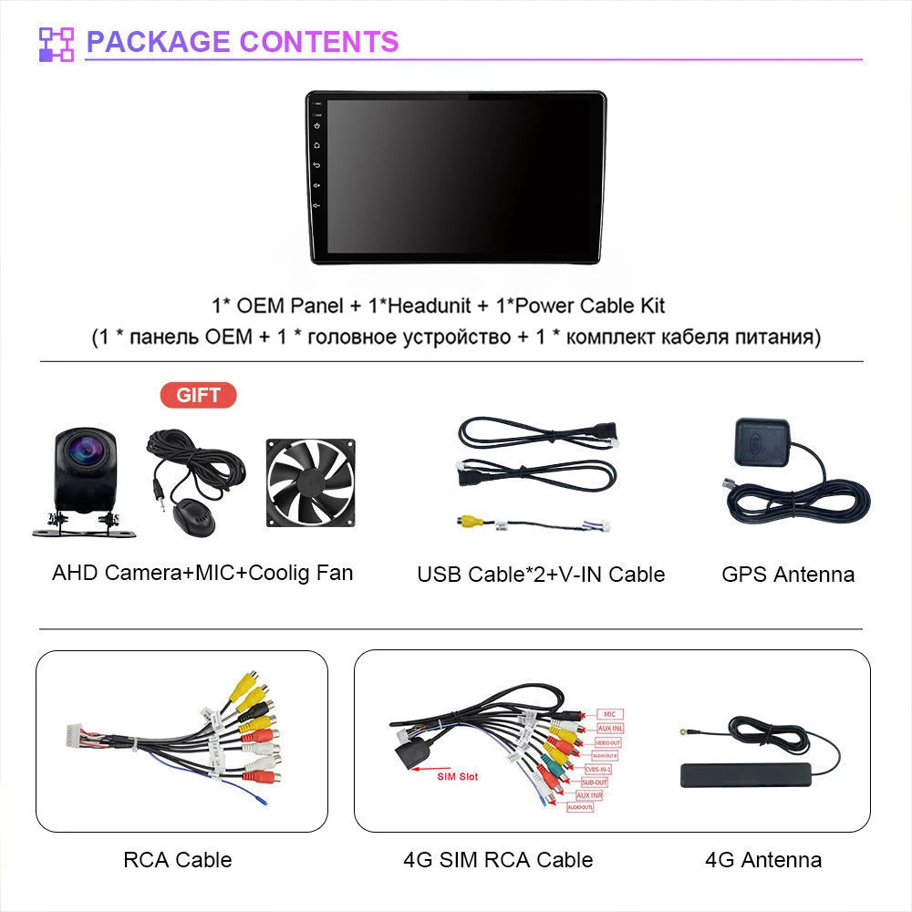 Android 16 For Toyota Hiace 2010 - 2018 Carplay Auto Car Radio Multimedia Player Autoradio GPS Stereo steering wheel app control