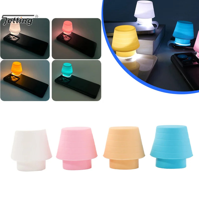 

Small Night Lamp Auxiliary Lighting Bookmark Lamps Mini Mobile Phone Light Creative Home Decorative Lighting Supplies Gifts