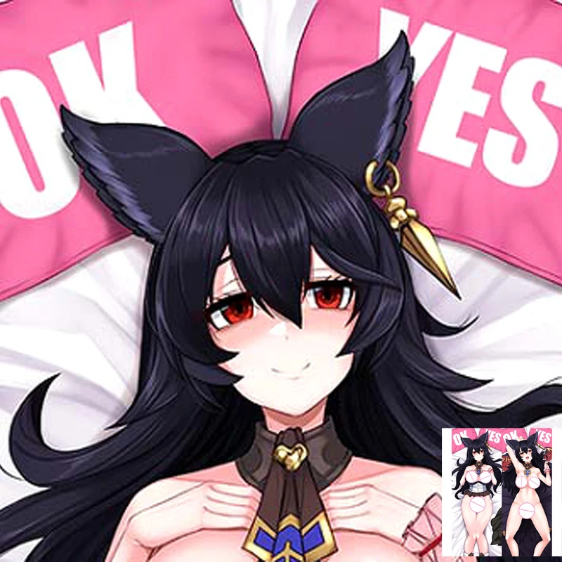 

Dakimakura Anime Pillow Cover Seductive Giant Breasts Double Sided Print 2Way Cushion Cover Xmas Gifts