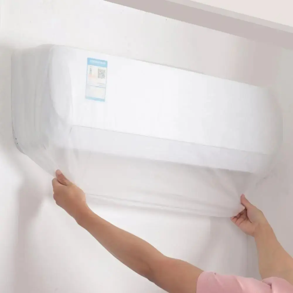 New All-Inclusive Air Conditioner Cover Transparent Wear-Resistant Air Conditioner Dust Cover PEVA Waterproof Dust Cover