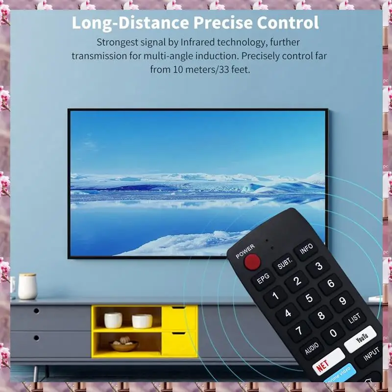 Remote Control Pengganti 2025 RNF04 untuk Remote Control Sharp TV RNF04, Remote Control Pengganti RNF04 untuk Remote Contr Sharp TV RNF04