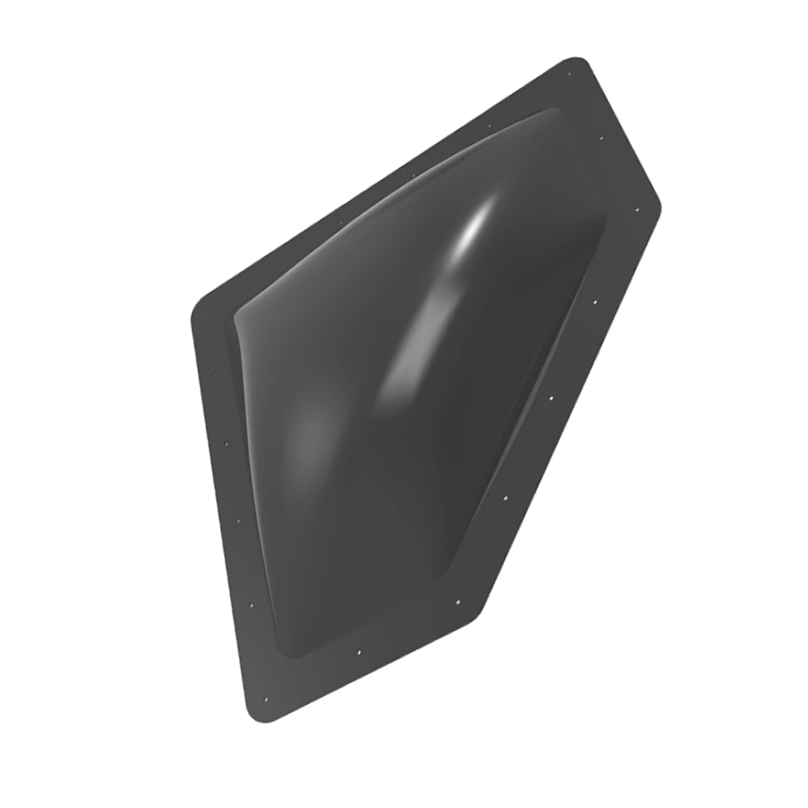 غطاء بديل كوة RV مقاس 24 × 11 بوصة، غطاء كوة RV لتركيب السقف، للمركبات الترفيهية، المعسكر، مقطورات السفر، أسود #6