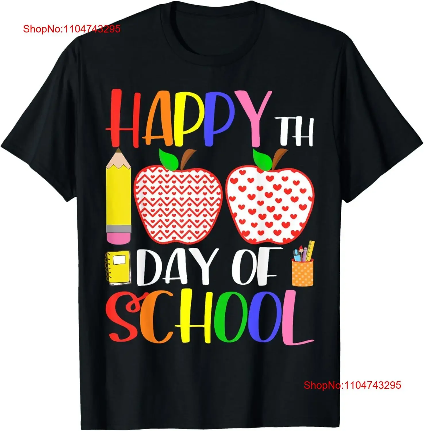 

100 Days Of School Teacher And Student T Shirt vintage Washed Top For Everyday Wear Slightly Soft Comfortable Casual