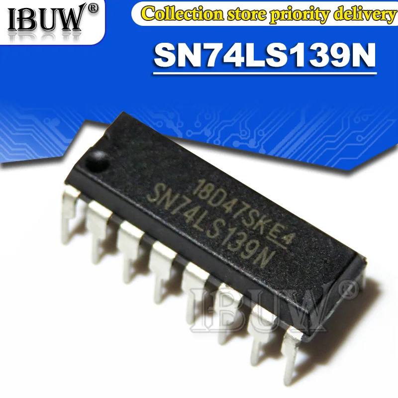 10PCS SN74LS139N DIP16 SN74LS139 74LS139N 74LS139 DIP Integrated IC