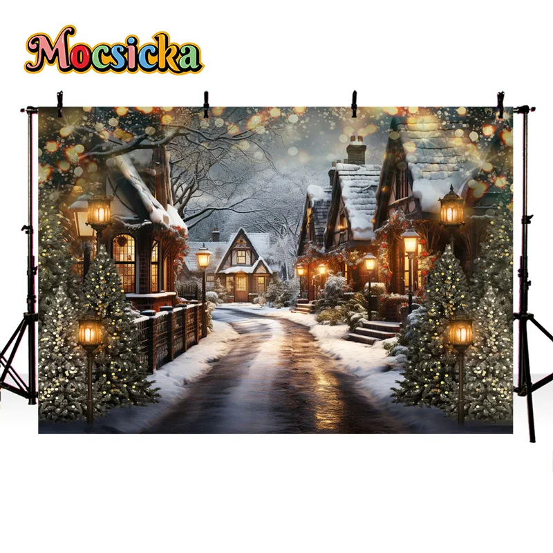 Arrière-Plan de Photographie d'Hiver, Arbre de Noël, ixdu Nouvel An, Portrait d'Enfant, Studio Familial, Bannière Photo