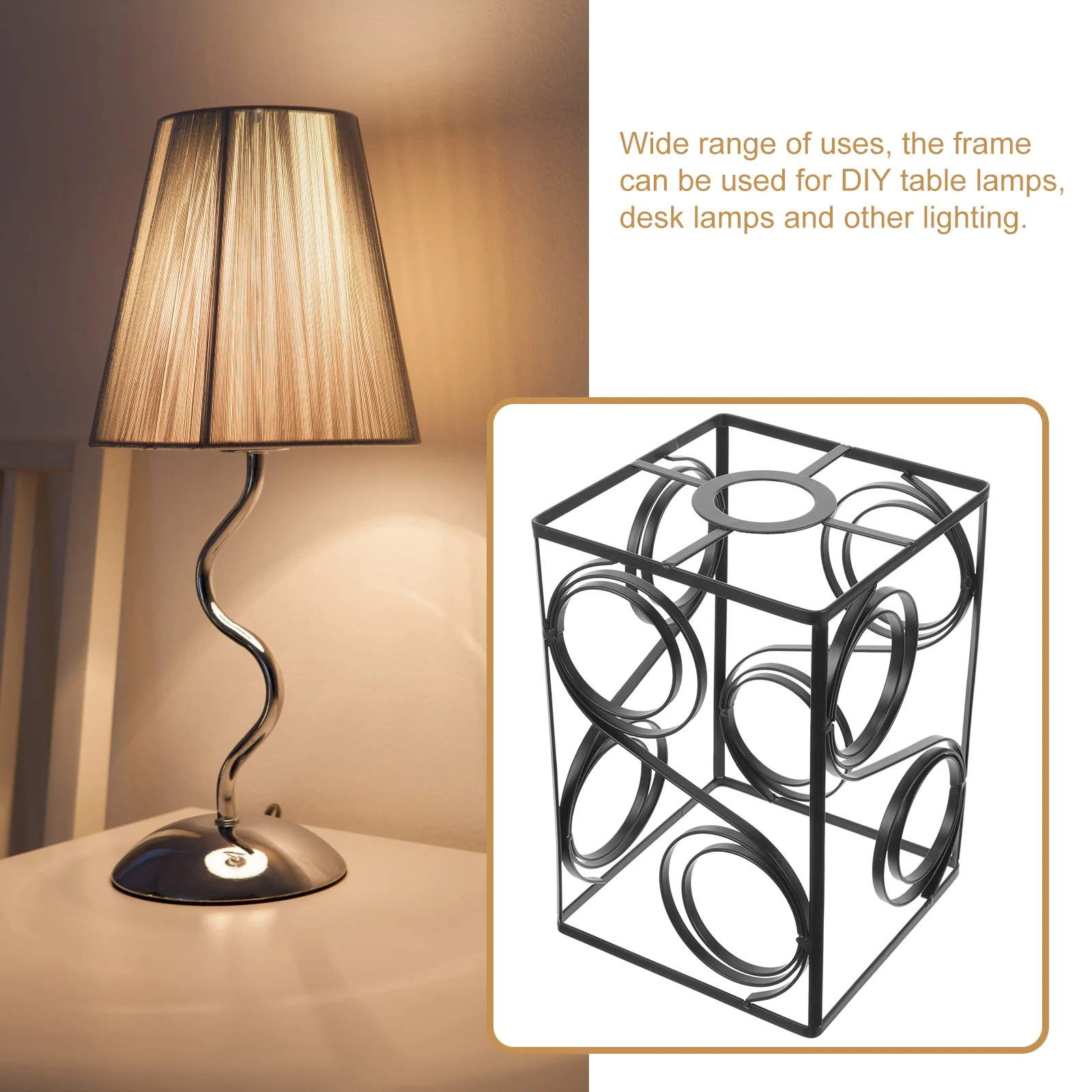 

Vintage Lampshade Desk Light Shades Iron Metal Table Lampshades Black White E27 Pendant Light Covers Bedroom Living Room Lamp