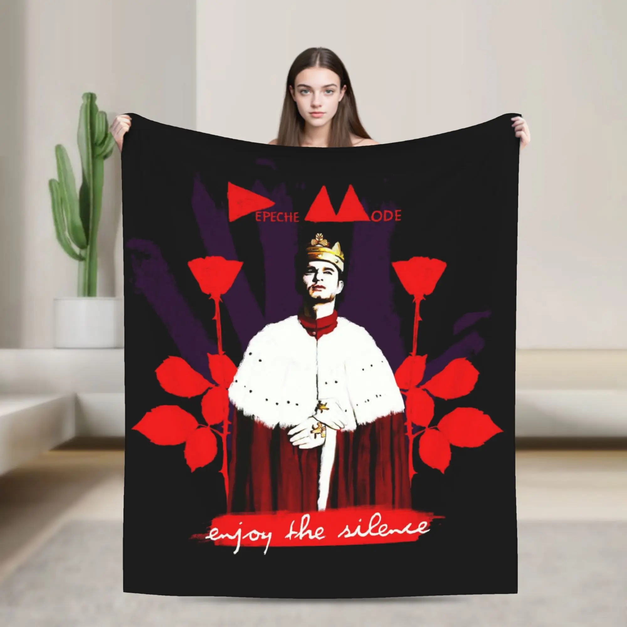 Depeches Band Mode  (6)_upscale Blanket  Camping Flannel Throw Blanket For Bedroom Soft Customized Quality Bedspread Gift