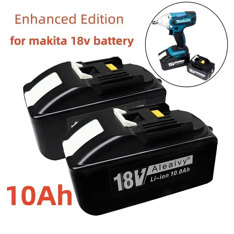 

ALEAIVY for Makita 18V 21700 Replacement Battery 10.0Ah 8.0Ah BL1850 BL1840 18Volt Cordless Power Tools Batteries with charger