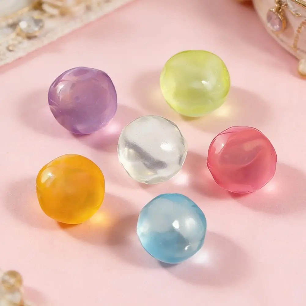 Handmade Coconut Oil Slow Rising Squishy Ball Clear Jelly Sensory Fidget Jelly Stress Relief Ball Soft Squeeze Ball for Adults ﻿