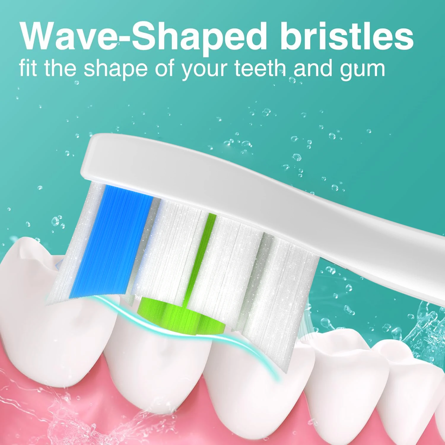 4-16 قطعة رؤوس فرشاة الأسنان البديلة المتوافقة مع رأس فرشاة كهربائية بديلة ناعمة من فيليبس 4100 6500 6100 7500 5