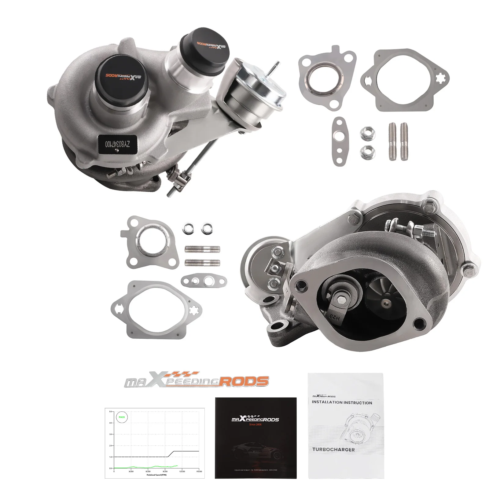 Pair Upgraded Billet Turbos For Ford 3.5L F150 Ecoboost Navigator Expedition F150 Transit 2013-2016 Pickup