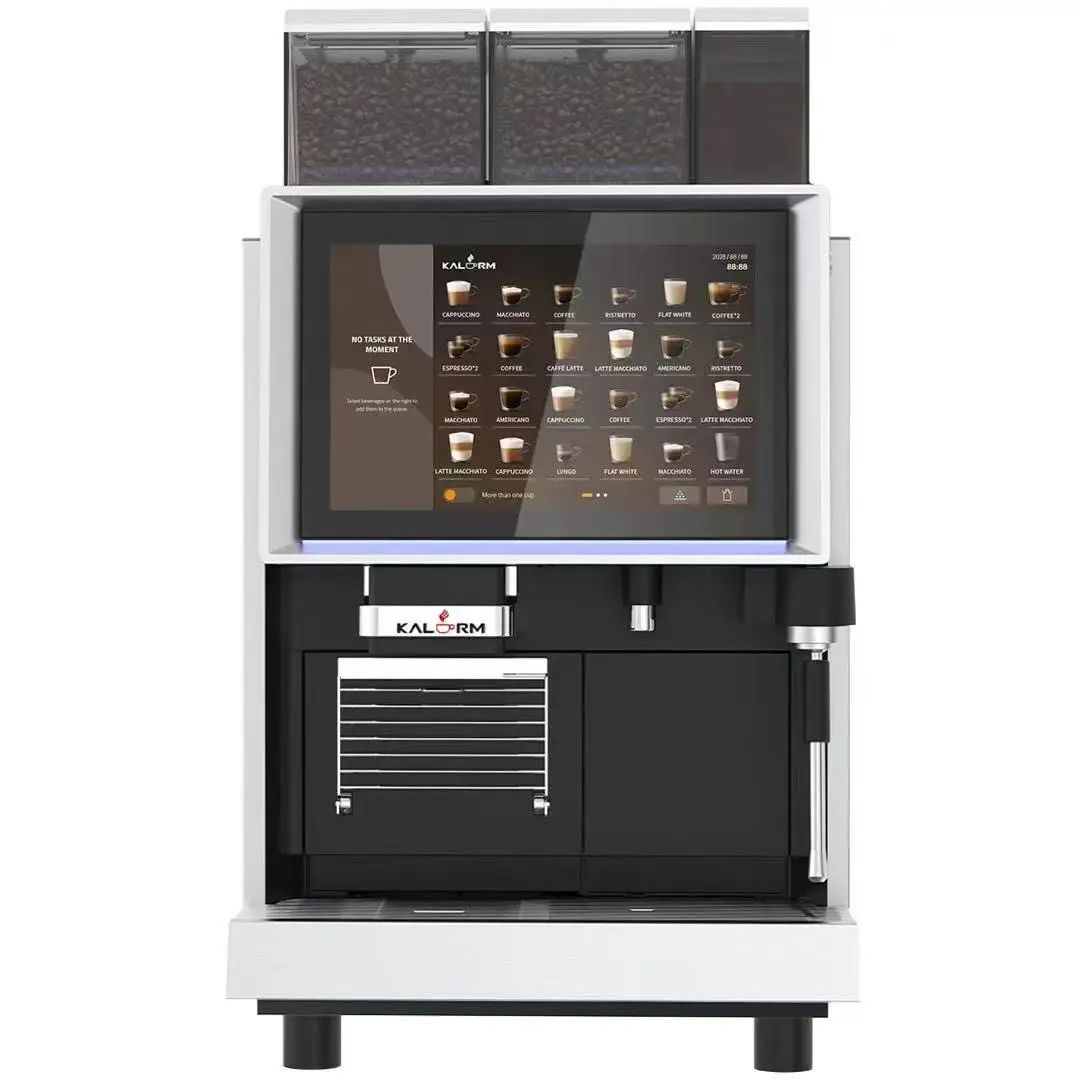Professional Espresso Machine Espresso Expresso Coffee Machine Automatic Cappuccino Making Machine With Electric Milk Frother