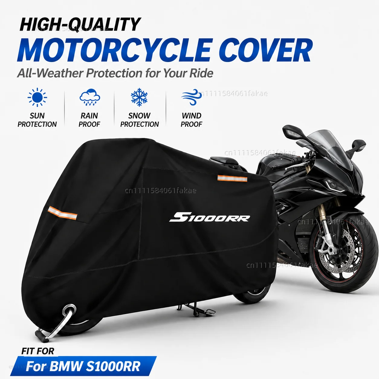 

Motorcycle Cover Waterproof Outdoor All Season Dustproof UV Protective Moto Scooter Rain Cover For BMW S1000RR S 1000RR 2017
