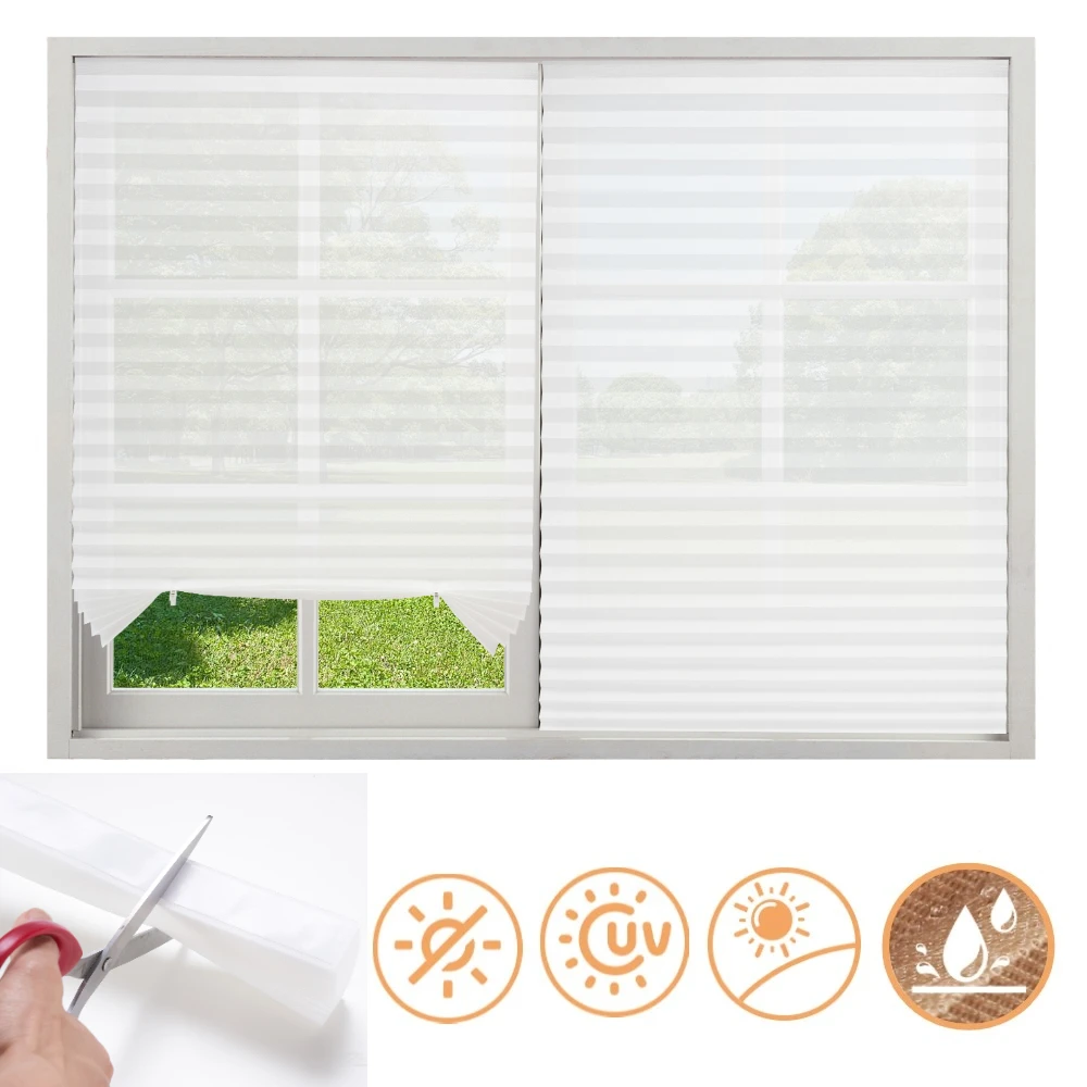 

Жалюзи без сверления, наклейки на шторы, жалюзи для спальни, кухни, ванной комнаты, окна, фильтрация света, защита конфиденциальности с зажимами