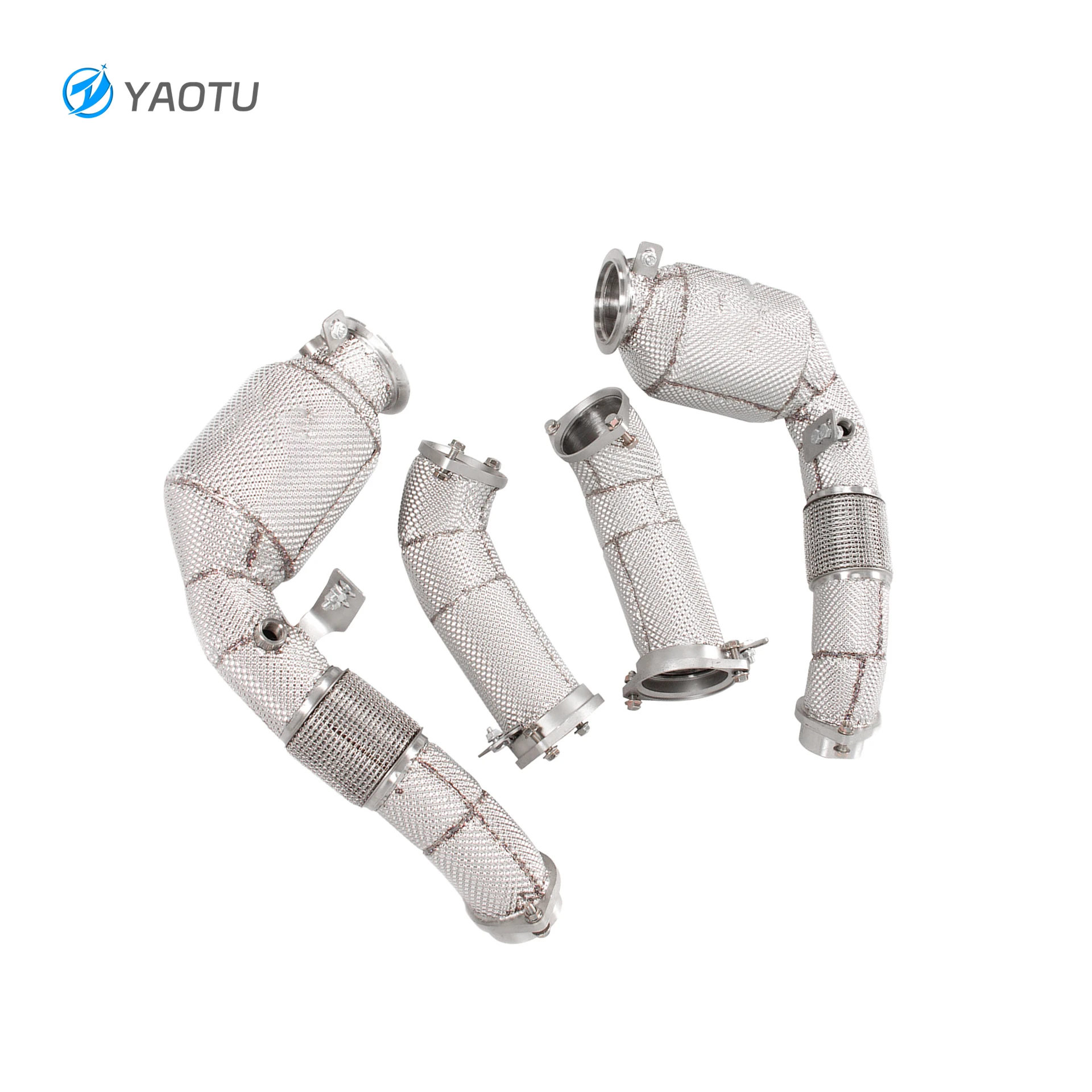 

Hot-selling Exhaust Downpipe for BMW M5 F90 4.4T Sport Catalytic Converters Downpipe with Heat Shield Header