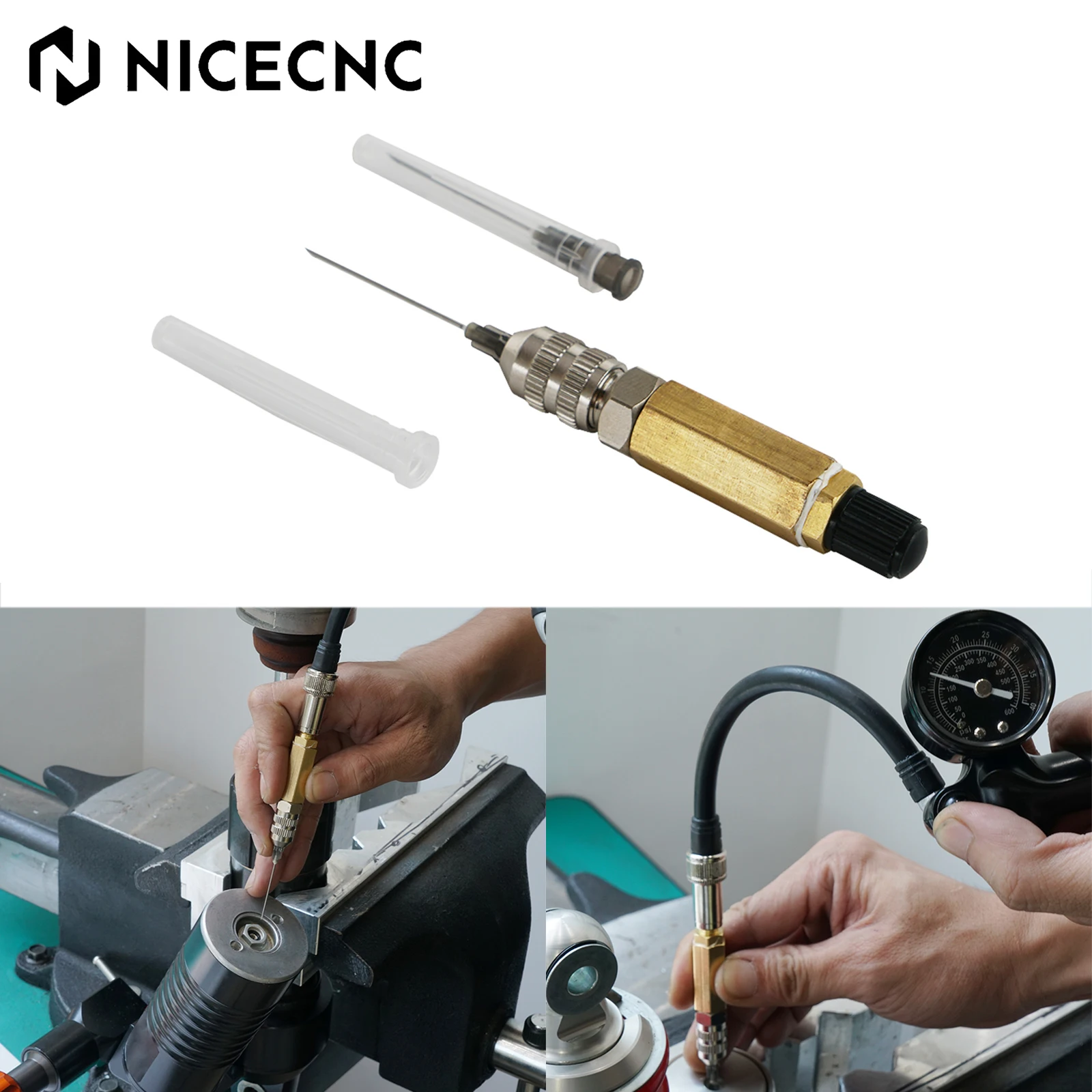 

Shock Suspension Nitrogen Needle Kit For KTM Suzuki Kawasaki BMW ATV UTV Yamaha Polaris Sportsman Honda Can Am Maverick X3