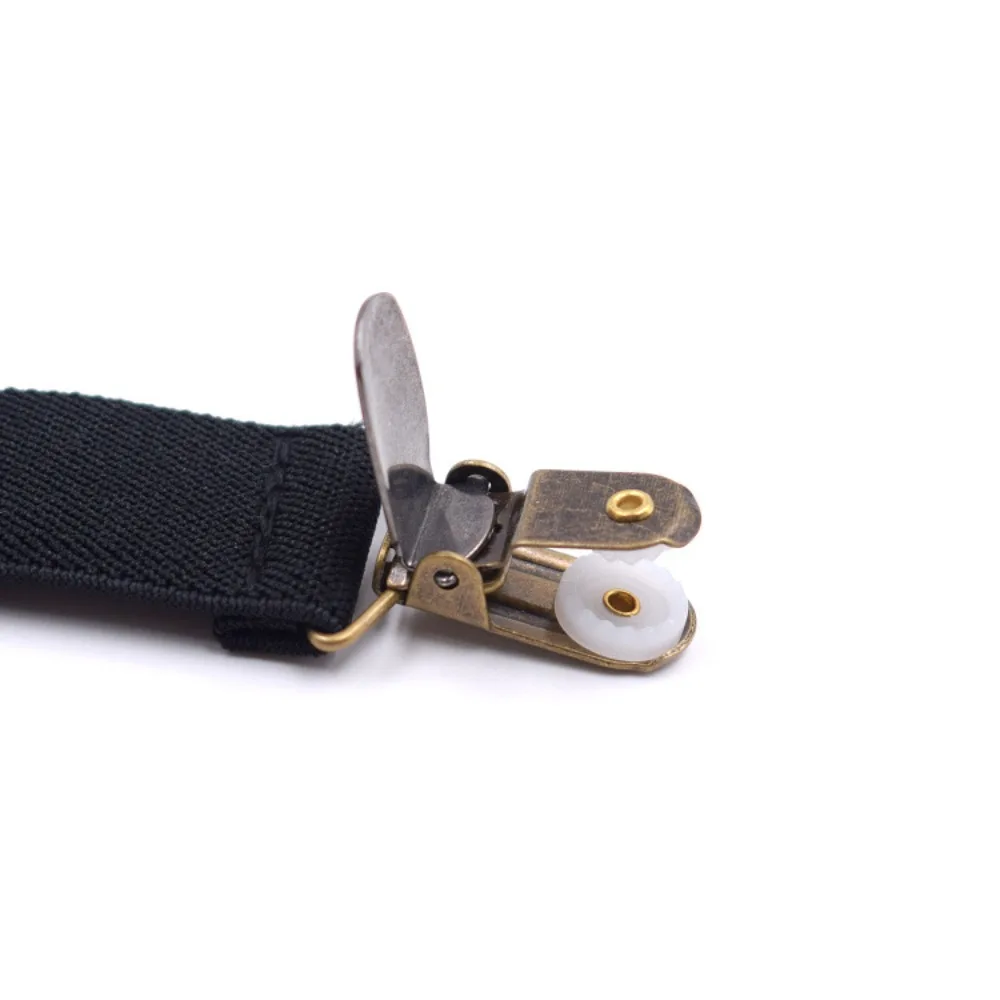 Bretelles Vintage de 2.5cm de large, dos en Y avec 3 clips, bretelles élastiques réglables pour pantalons, ceinture à bretelles pour femmes, accessoires de mode