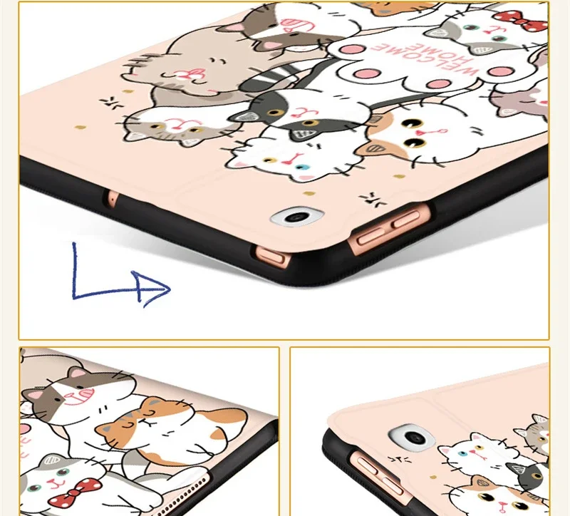 For Tablet Xiaomi Pad 5 Tablet Case mi pad 6 case For Redmi Pad SE Smart Cover Mi Pad 4 Plus Case 10.1 Tablet Shell Soft Leather