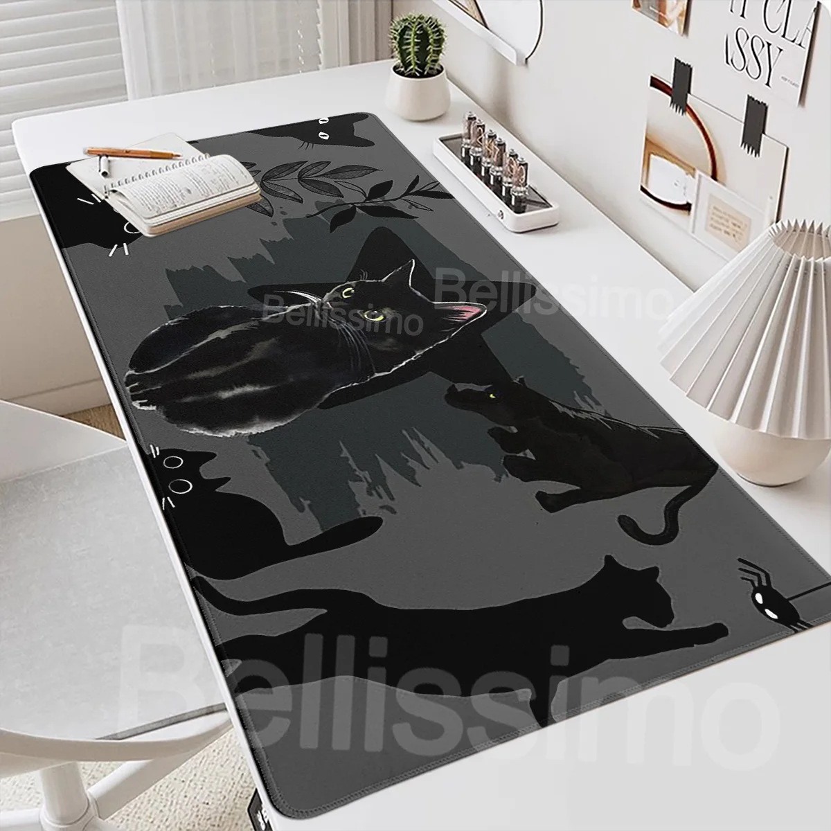 كبير Kawaii ألعاب أنيمي ماوس الوسادة لطيف اليابانية القط ماوس الوسادة الفن DeskMat الكمبيوتر الألعاب اكسسوارات السجاد 900x400 الجدول الحصير