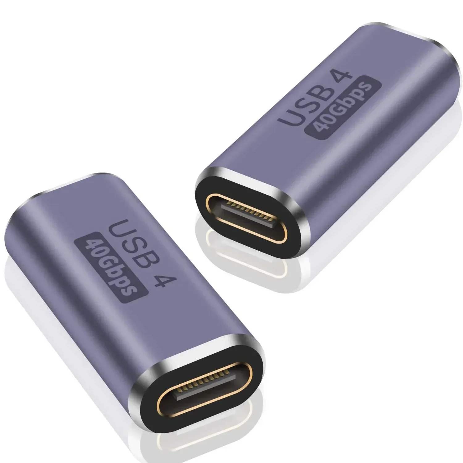 USB C أنثى إلى أنثى مقرنة المقرنة موسع 8K فيديو 100 واط شحن سريع لكابل USB4 Thunderbolt 4 40Gbps 3.2 OTG محول