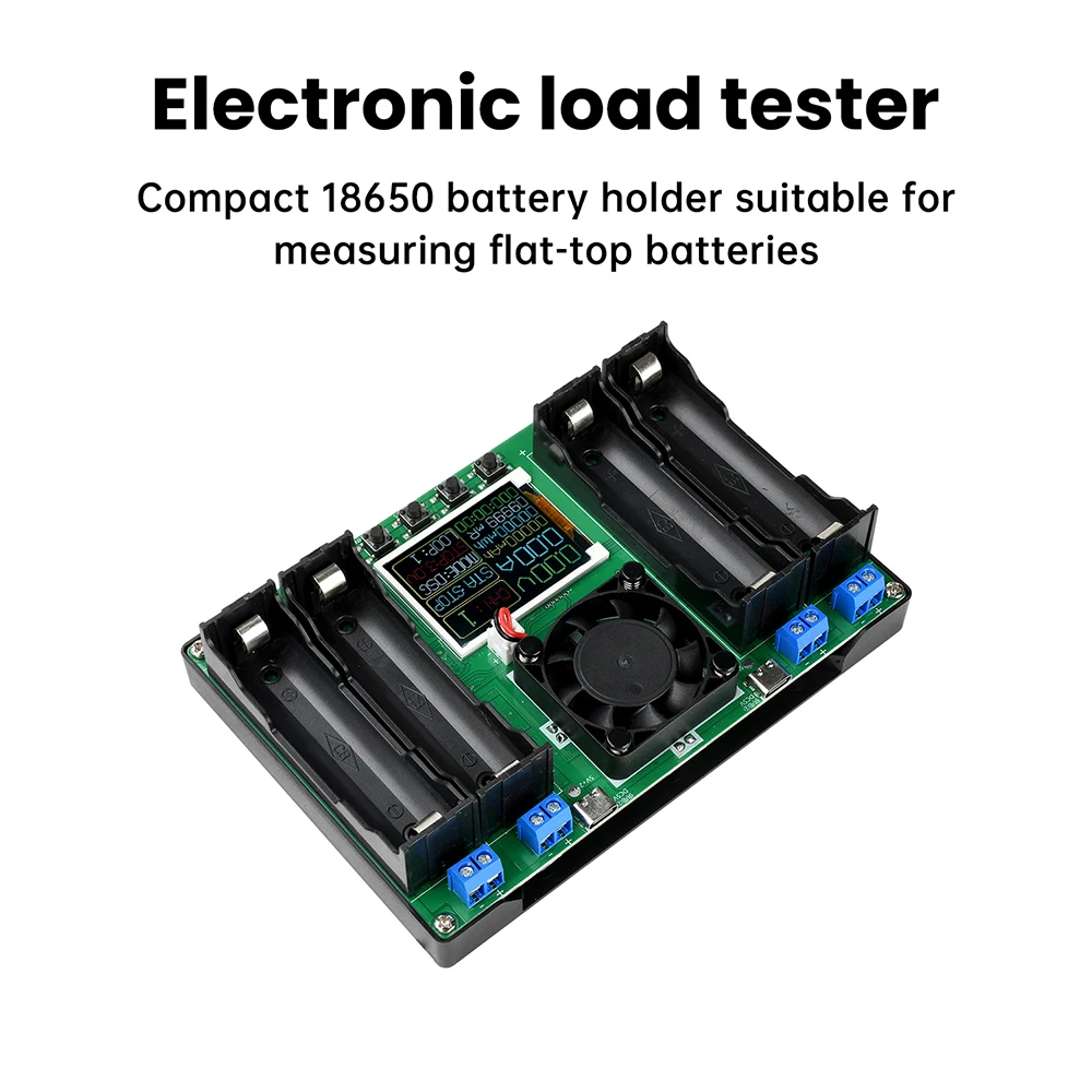 18650 Lithium-Batterie-Kapazität Tester Zellhalter Stand Modul Entladung Elektronischer Lastmonitor 26650 21700 Aaa | DE